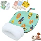 【Amplia cama cubierta para gatos】: Esta cueva espaciosa para gatos es perfecta para felinos, perros pequeños o conejos,con entrada fácil y un rincón privado, acompañada de suaves mantas para gatos de interior