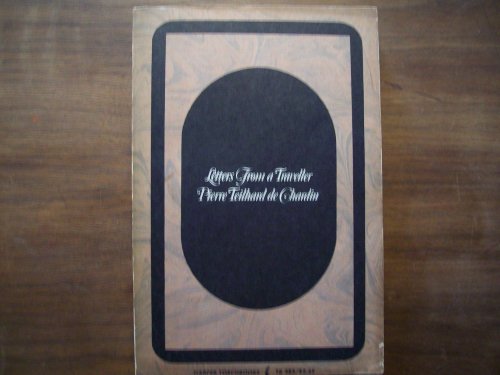 Letters from a traveller B0007EHG3S Book Cover