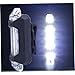 Eioflia 1PC USB Rechargeable Bike Light Waterproof Bike Tail Light 3 Modes Bike Light Safety Warning Lamp Fits All Mountain Bikes,Road Bike,Backpack(White),Bike Accessory