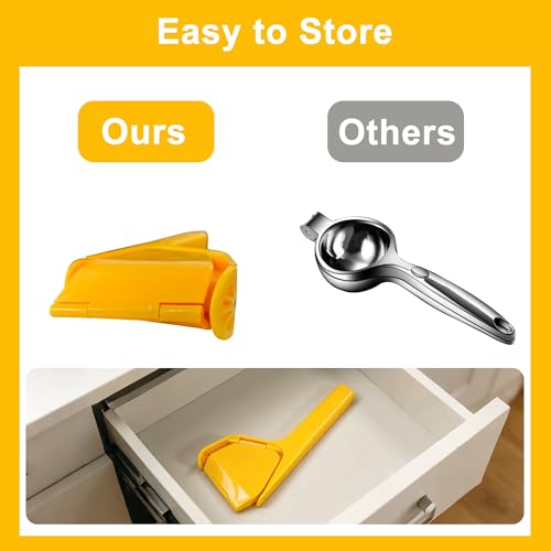 1PC Manual Citrus Juicer Lemon Squeezer, Hand Press for Lemon & Lime, Easy-to-Use Hand Juicer for Fresh Fruit Juice, Compact and Efficient for Quick Juicing, Excellent Citrus Squeezer for Kitchen Use - Image 5