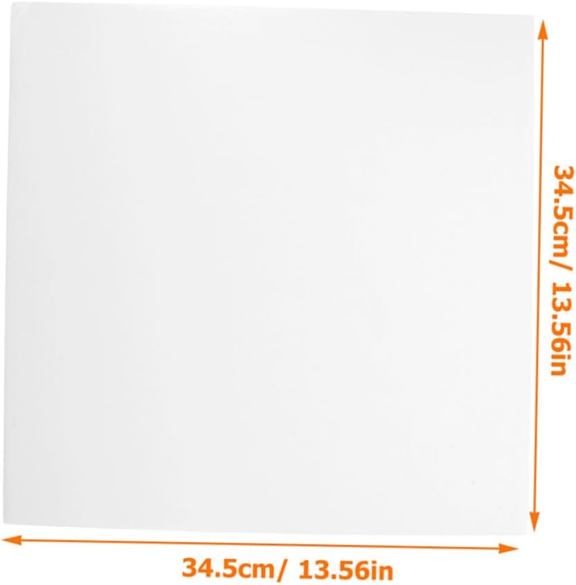 LIFKOME 6-pack Square Cake Base Boards Thickened Cake Paper Boards for Baking Multi-purpose for Birthday Wedding Party Daily Use