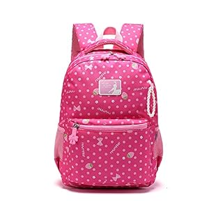 FANDARE Kinderrugzak voor meisjes, schoolrugzak voor kinderen, schooltas voor school, outdoor, reizen, dagrugzak met…