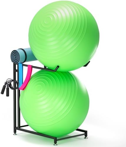 Exercise Ball Holder - Medicine Ball Rack for 85cm Yoga Ball Yoga...