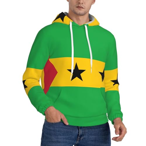 Sweat à capuche Sao Tomé pour homme idée cadeau sweatshirt doux