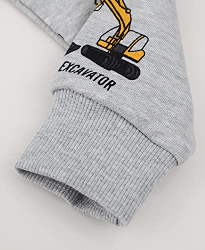 Image of LOKTARC Toddler Boys Graphic Crewneck Sweatshirts 2-Pack, Sizes 2T-7