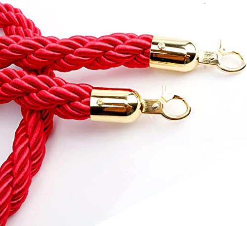 Barrières d'événements avec lot de 2 cordes de chanvre torsadées de 3m pour guidage