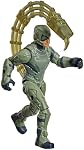 Figurine d'action Marvel Studios Spider-Man Day ActionVerse Scorpion de Marvel de 4,5 po & accessoires, support d'accessoires réutilisable, à partir de 4 ans