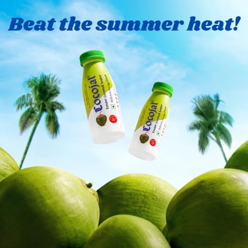 Image of Cocojal Natural Tender Coconut Water | No Added Flavours | No Added Sugars | Not From Concentrate | 200ml (Pack of 18)