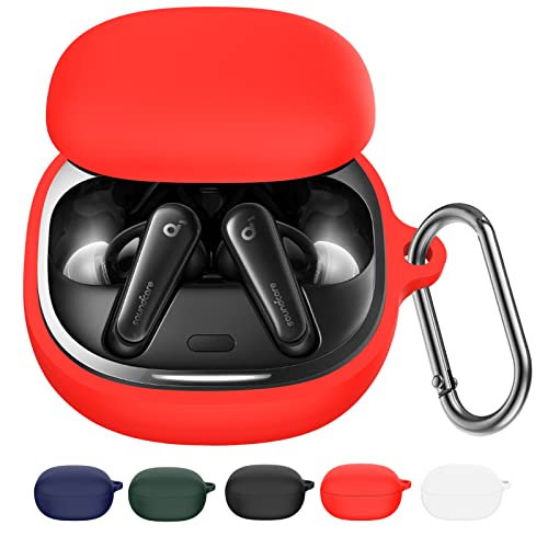 KOMININA Anker Soundcore Liberty 4 �p�̃P�[�X ���C�����X �C���z���P�[�X Soundcore Liberty 4 �p �J�o�[ �����[�d�\ �C���z���J�o�[ �����h�~ �L�Y�h�~ �ϏՌ� �h�� �h�o �y�� �V���R�� �ی�P�[