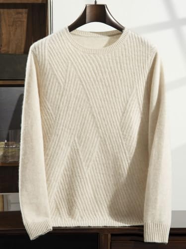 Men's Thickened Autumn and Winter Round Neck Loose Casual Knit Sweater3