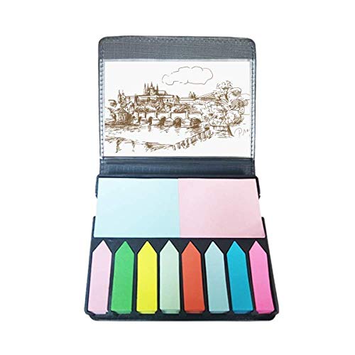Marqueur de page Prague Pont Charles | Signet tchèque souvenir en anglais