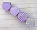 KissTies Mens Lavender Necktie Iris Purple Festive Tie + Gift Box