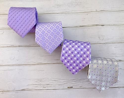 Image of KissTies Mens Necktie Polka Dot Ties For Men Classic Dressing Tie + Gift Box