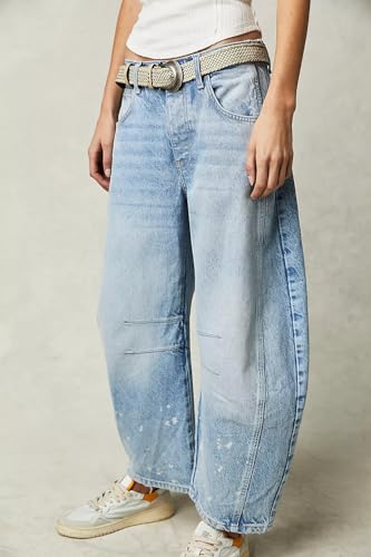 Y2K Baggy Jeans for Women Vintage Baggy Boyfriend Jeans Preppy Loose Fit Streetwear Grunge Wide Leg Causal Pants2