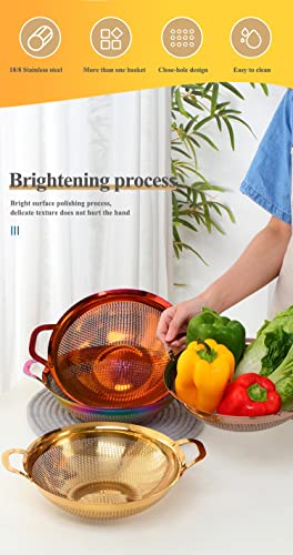 Qobimoon QBS-A297-G Stainless Steel Colander thumb #2