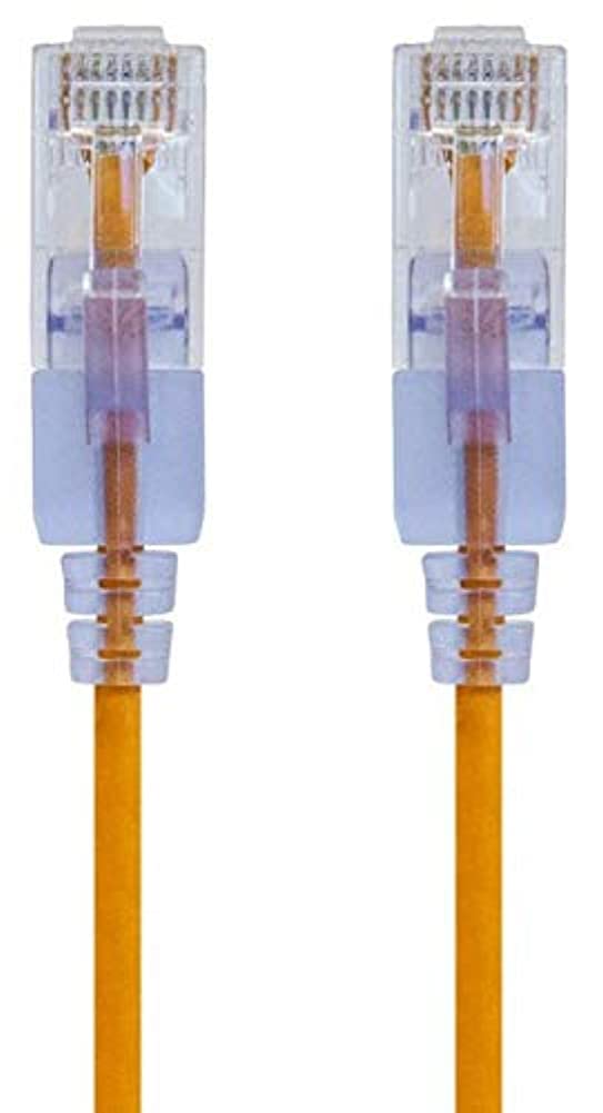 Monoprice Cat6A Ethernet Patch Cable - Snagless RJ45, 550Mhz, 10G, UTP, Pure Bare Copper Wire, 30AWG, 10-Pack, 1 Feet, Black - SlimRun Series — Amazon image 20