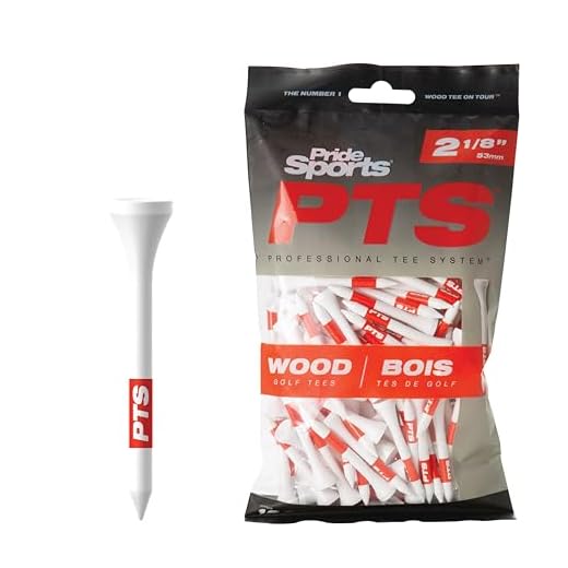 Pride Professional Tee System for Golf | Golf Accessories Pride Professional Tee System, 2-1/8 Inch Shortee Golf Tees - 120 Count Bag (Red on White)