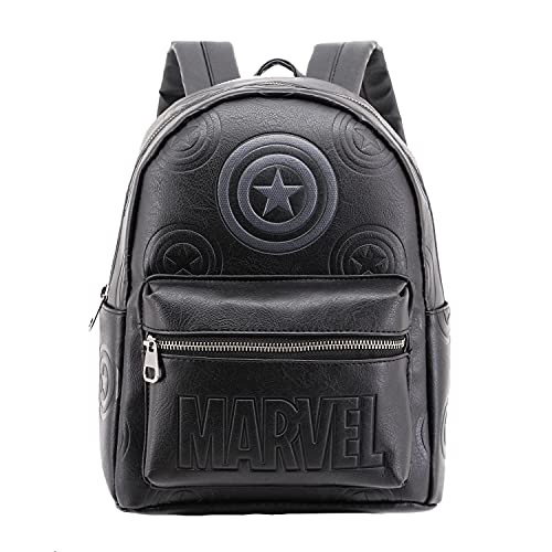 KARACTERMANIA Capitán América Defense-Mochila Fashion, Negro