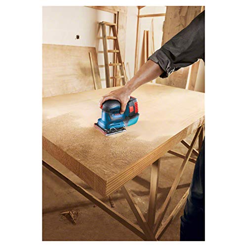Bosch Professional 18V System ponceuse vibrante sans-fil GSS 18V-10 (Ø d’amplitude : 1,6 mm)
