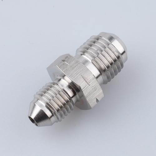 Image of AC PERFORMANCE Stainless Steel -3 AN Male Flare to M12 x 1.25 Brake Hose Fitting Adapter