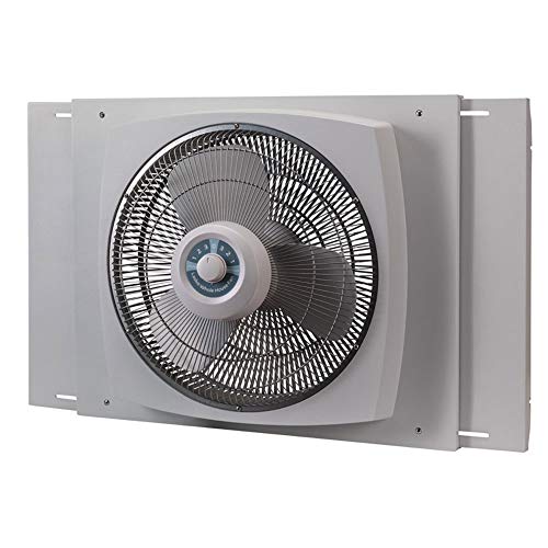 Lasko 16" Electrically Reversible Window Fan With Storm Guard, 16 Inch, White #TOP5
