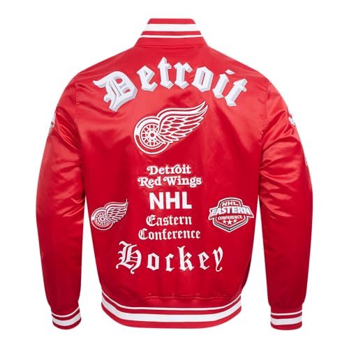 Image of Pro Standard Mens NHL Old English Satin Jacket