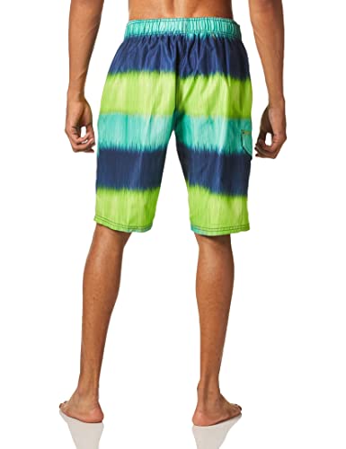 Image of Kanu Surf Men's Big Viper Extended Size Stripe Swim Trunk