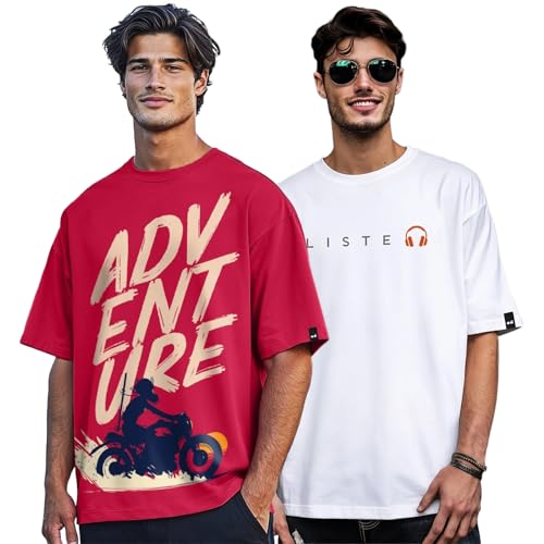 T-shirt en pur coton avec imprimé graphique pour vos journées décontractées