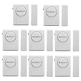Allarme antifurto per finestre / porte, [8 pezzi] MAEKIJOY Allarme antifurto magnetico per porte o finestre MAIKIJOY, allarme antifurto domestico di sicurezza a 100 dB (8 pezzi)