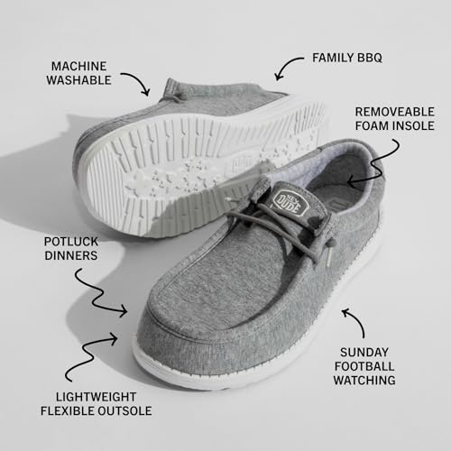 Chaussures HEYDUDE Wally Stretch Jersey pour Hommes - Baskets Légères