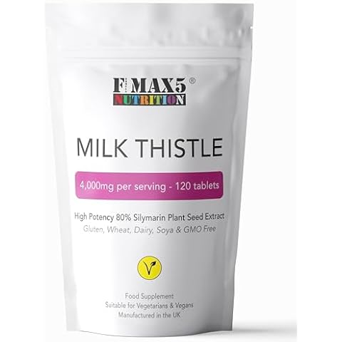 High Strength Milk Thistle Tablets 4000mg Cover