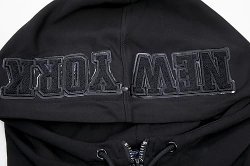 Pro Standard Mens NBA New York Knicks Classic Triple Black Pull Over Hoodie Black S by Pro Standard - Used condition - Image 4