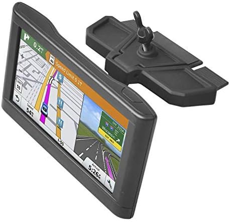 Sturdy CD GPS Mount Car Holder for Garmin Nuvi Dezl Drivesmart DriveLuxe Series 3.5-7 inch GPS, Satnav CD Slot Dash Mounts, Sat Nav CD Player Holder, CD Tray GPS Mount