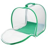 Mikinona Jaula para Insectos Transparente con Asa y Malla Transpirable Caja Protectora Portátil para Mariposas y Estudio Educativo Infantil