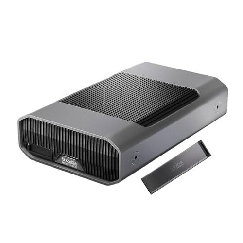 SanDisk Professional 6TB G-Drive Project Thunderbolt 3 External Hard Drive Bundle with PRO-Blade SSD Mag 1TB (2 Items)