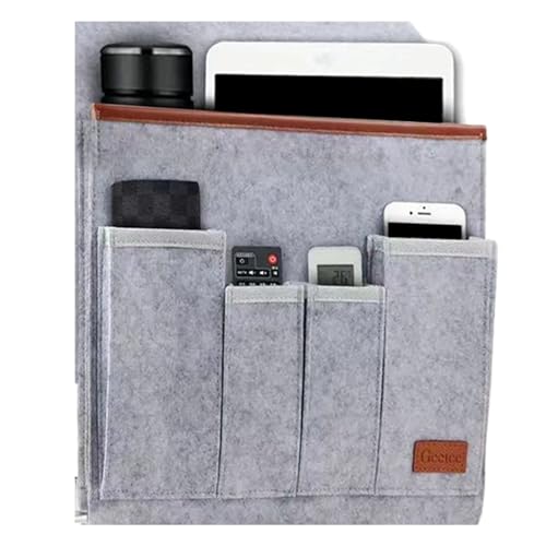 Generico Organizador para reposabrazos Pēr sofá | Organizador de mesita de noche antideslizante | Bolsa de almacenamiento multifuncional para reposabrazos del sofá, organizador Pēr sillón reclinable
