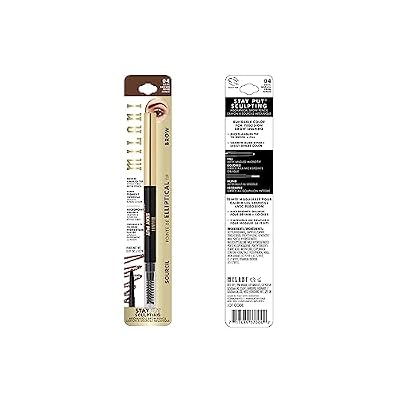 Milani Stay Put Brow Sculpting Mechanical Pencil - Dark Brown (0.01 Ounce) Cruelty-Free Long-Lasting Eyebrow Pencil that Defines and Shapes Brows