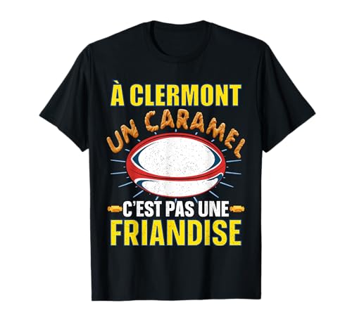 Supporter de Rugby Clermont Clermont Ferrand ASM Clermontois T-Shirt