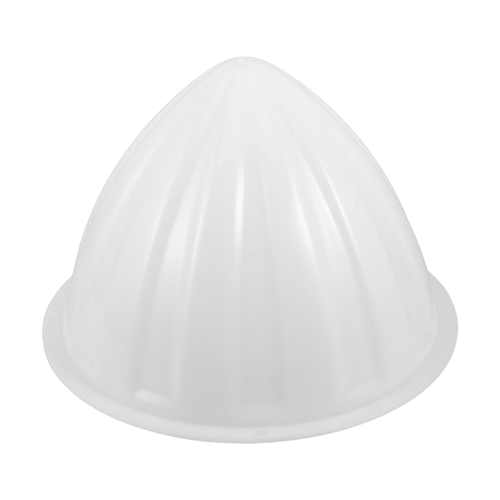 GALPADA Copri Lampione da Giardino Esterno in Acrilico Bianco, Resistente Agli Urti e Facile da Montare, Design Conico Moderno per Cortili e Spazi All'aperto