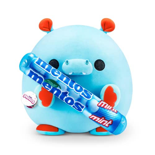 Snackles (Mentos) Hippo Super Sized 14 inch Plush by ZURU, Ultra Soft