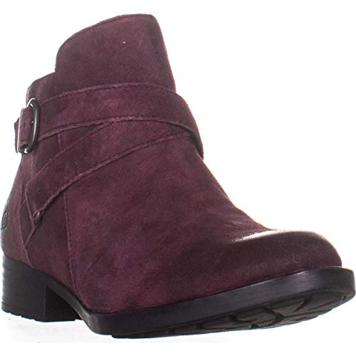 b.o.c. Womens Chaval Leather Closed Toe Ankle Fashion Boots, Burgundy, Size 7.0