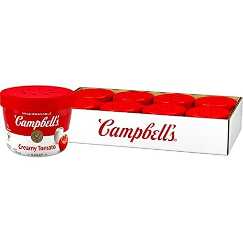 Campbell's Creamy Tomato Soup Microwavable Bowl (Pack Of 8) Cover