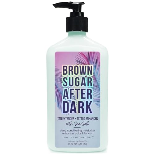 Brown Sugar After Dark Tan Extender + Tattoo Enhancer with Sea Salt 18 oz