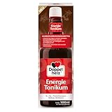 Doppelherz Energie Tonikum - Mit B-Vitaminen, Extrakte aus Weißdornfrüchten, Melissenblätter sowie Konzentrat aus Rotwein - 1000 ml