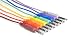 Hosa CSS-845 18-inch 1/4" TRS Balanced Patch Cables 8-Pack