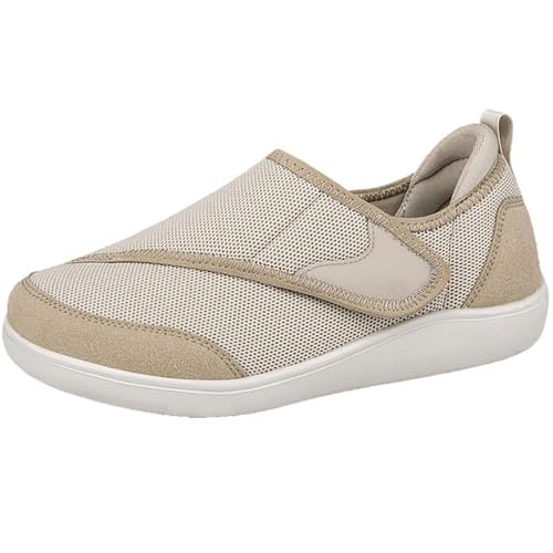 Zapatos para mujer y hombre, extraanchos, para personas mayores, ortopédicos, para diabéticos, ligeros, transpirables, para caminar, hallux valgus, antideslizantes, para exteriores, para el tiempo