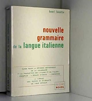 Unknown Binding Nouvelle grammaire de la langue italienne [French] Book