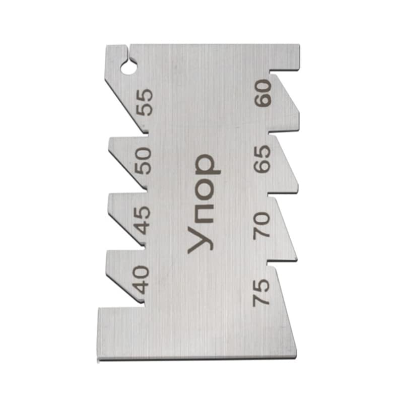 Industrial Grade Template Measuring Tool with Clear Scale Wire Cutting Gauge Compact-Size Easy Operation for Carpenters Wire Cutting Pocket-Size Angle Setting Template Angle Measuring Tools Gauging