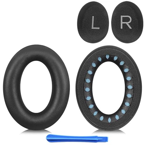 Repuestos de Almohadillas QC45 para Bose QuietComfort 45 (QC45)/QuietComfort SE (QC SE)/Auriculares Inalámbricos Over-Ear, Almohadillas de Oreja con Cuero Proteico Duradero y Espuma Canceladora de Ruido miniatura 7