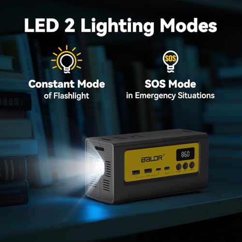 BALDR Portable Power Station 28000mAh, 90Wh LiFePO4 Battery Backup Camping Solar Generator Fast Charging with AC Outlet 150W Peak Power Bank for Home Backup Outdoor Emergency 10 AI VOLT Generator Website 41+Q832r XL. SL500 AI VOLT Generator Website
